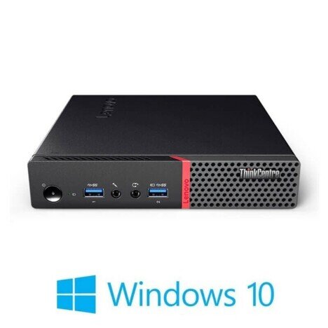 Mini PC Lenovo ThinkCentre M900, Quad Core i5-6500T, SSD, Win 10 Home